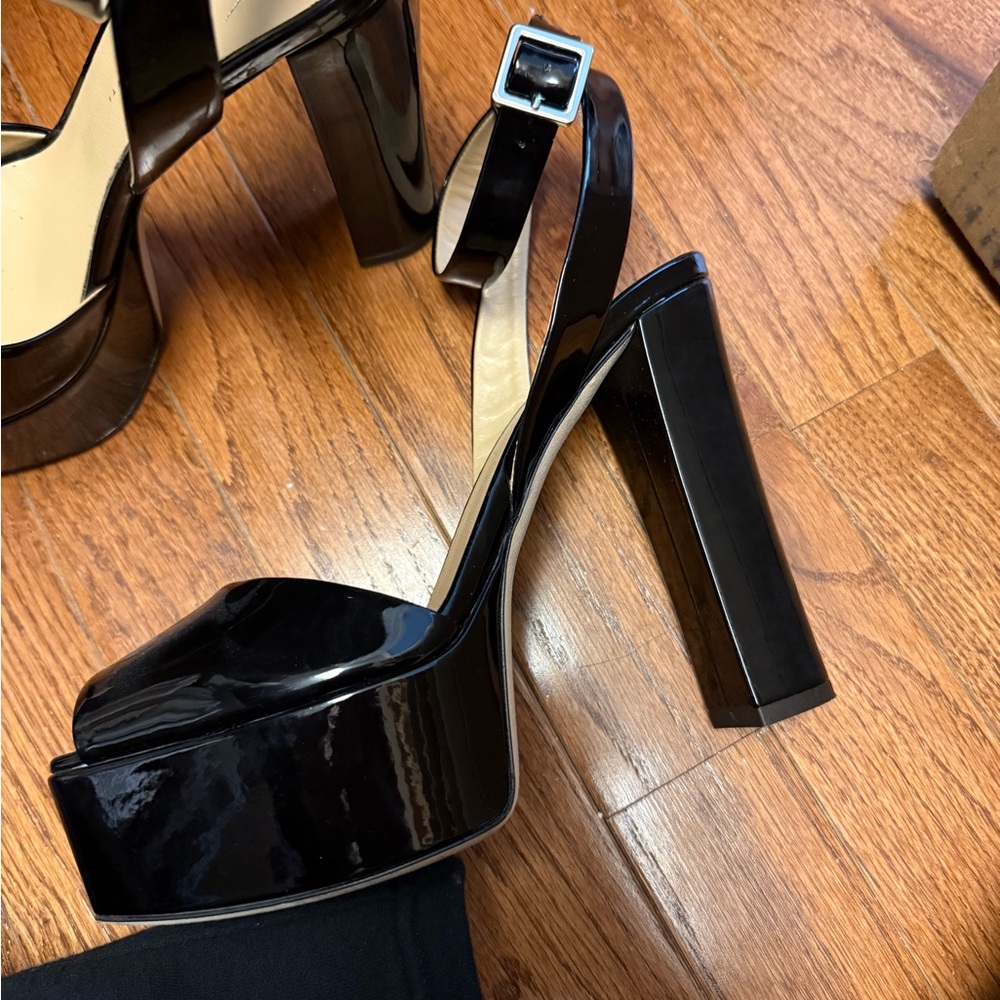 Giuseppe Zanotti Betty Black Platform Heels size 39 - Picture 4 of 6